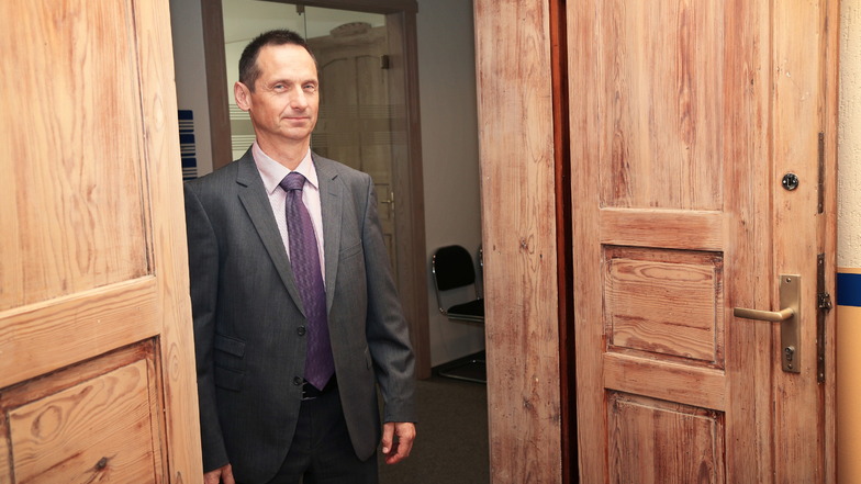 Roland Ledwa ist Geschäftsführer der städtischen Wohnungsgesellschaft Riesa (WGR).