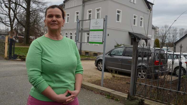 Susann Kothe-Spieß ist Chefin des "Reichenbacher Pflegeteams" mit Sitz an der Löbauer Straße. Am Mittwoch fährt sie gemeinsam mit weiteren ländlichen Pflegediensten nach Berlin, um auf die Probleme aufmerksam zu machen.