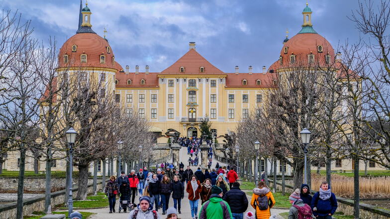 Gegenüber von Schloss Moritzburg, hinter dem großen Parkplatz, wird am 26. März der neue Treffpunkt für Bürger und Caravans übergeben.