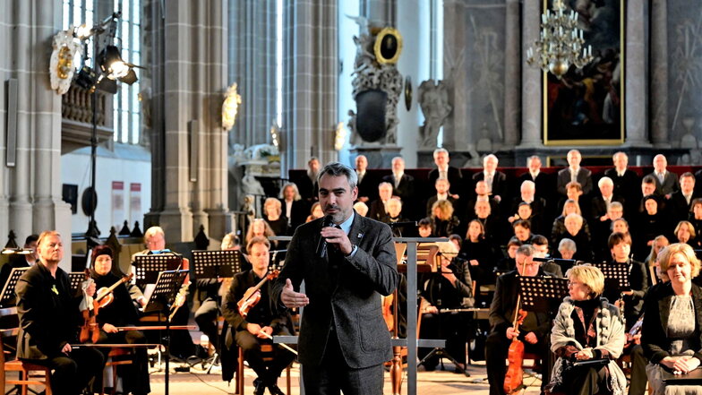Voriges Jahr kooperierte das Musikfest mit der Görlitzer Bachwoche, Geschäftsführer Stephan Rauhut bedankte sich dafür bei der h-Moll-Messe mit dem Bachchor und Görlitzer Musikern am 3. Oktober.