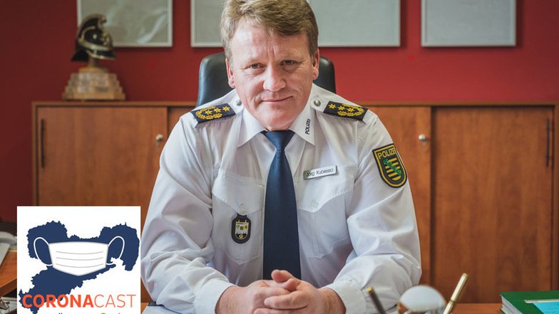 Der Präsident der Polizeidirektion Dresden spricht im Podcast von Sächsische.de über Corona, die neuen Regeln und wie sie angewendete werden.