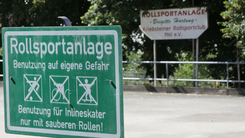 Auf der Anlage in Kriebethal können die Rollsportler des Vereins wegen des schlechten Zustandes nicht trainieren. Um konkurrenzfähig zu bleiben, weichen sie in die Stadtsporthalle Waldheim aus.