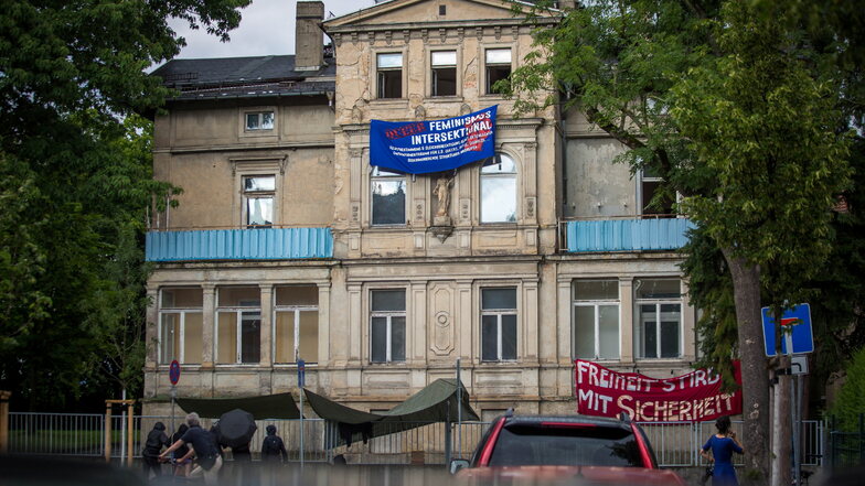 Anfang der Woche hatten Jugendliche ein Haus in der Radeberger Vorstadt besetzt.