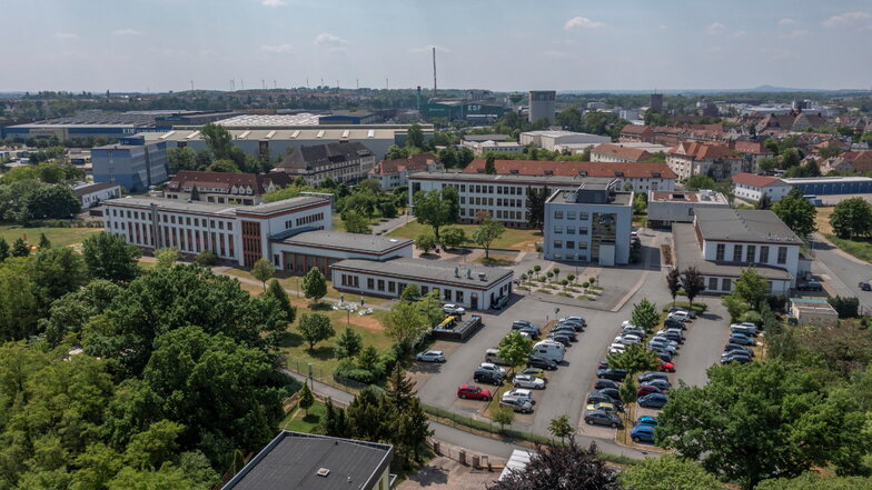 Blick auf den Campus der BA im Riesaer Stadtteil Gröba.
