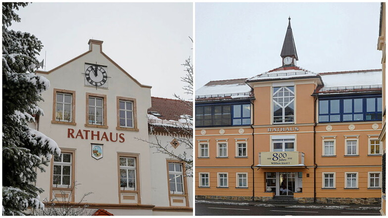 Die Verwaltungen von Neukirch (l.) und Wilthen wollen künftig bei Standesamt-Aufgaben kooperieren, da in Neukirch seit dem Spätsommer eine Mitarbeiterin in diesem Bereich fehlt.