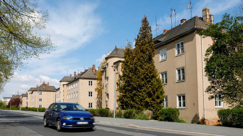 Der Anblick der Kantstraße in Zittau wird sich in den nächsten Jahren massiv verändern.