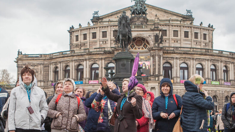 Die meisten Touristen besuchten 2018 Dresden. 