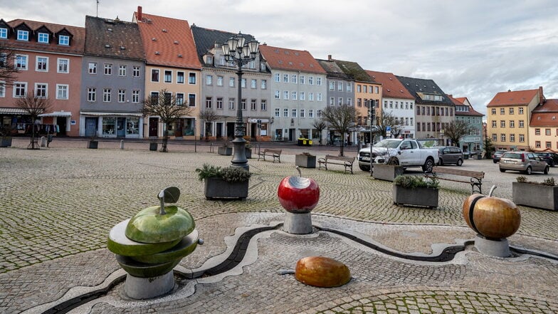 Der Markt ist einer der Leerstands-Schwerpunkte in Leisnig. Gemeinsam mit Bürgern hat die DSK erarbeitet, was gegen den Leerstand getan werden könnte.