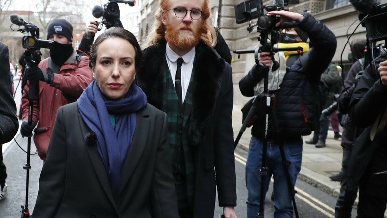 Stella Moris, Verlobte von Wikileaks-Gründer Julian Assange, trifft vor dem Strafgerichtshof Old Bailey ein.