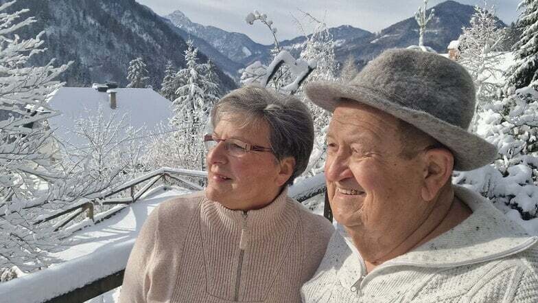 Frank Jähne und seine Frau in Slowenien.