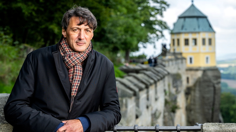 "Wir wollen weg von elitären Kunstausstellungen." André Thieme will als neuer Geschäftsführer der Festung Königstein den Besuchern ein emotionales Erlebnis bieten.