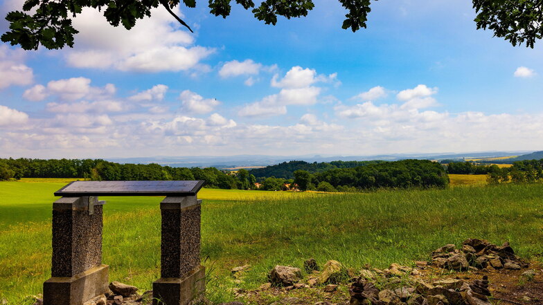 Der Panoramablick über die Sächsische Schweiz.