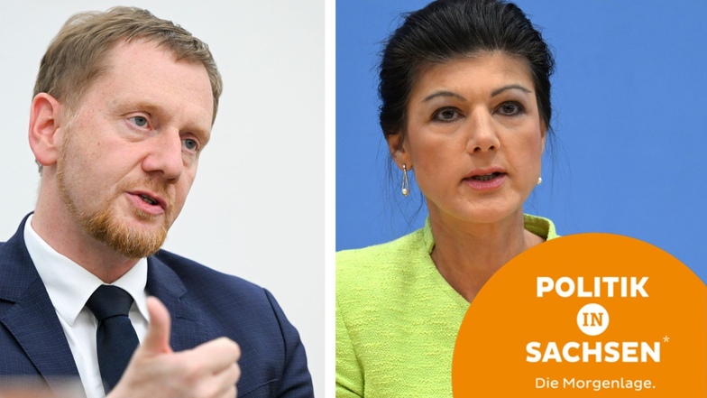 Stellen Sahra Wagenknecht und Michael Kretschmer 2024 in Sachsen die Regierung?