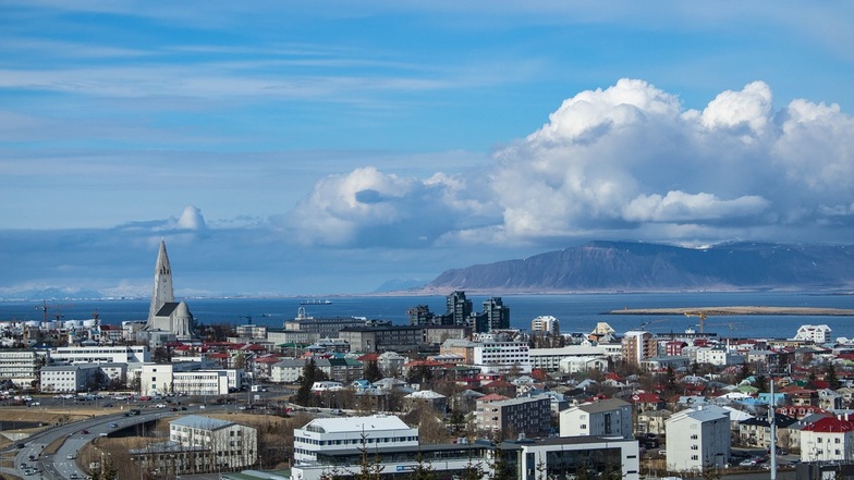 Reykjavik, die Hauptstadt von Europas teuerstem Land Island.