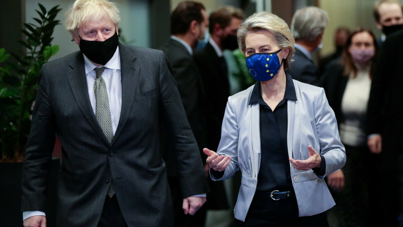 Im Streit über einen Brexit-Handelspakt haben sich der britische Premierminister Boris Johnson und EU-Kommissionschefin Ursula von der Leyen getroffen.
