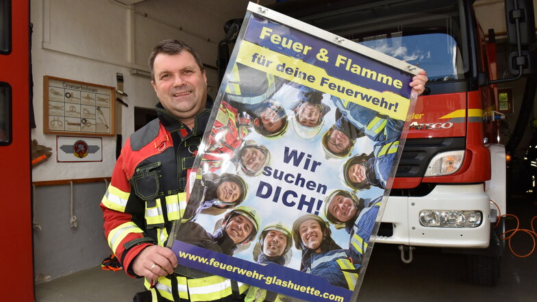 Feuerwehr Glashütte startet Werbeaktion