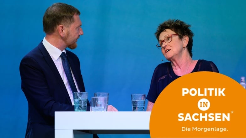 Die erste Kontaktaufnahme zwischen Michael Kretschmer (CDU) und Sabine Zimmermann (BSW) begann schon vor dem Wahlabend am 1. September.