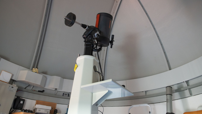 Vier Meter ist das Observatorium im Durchmesser.