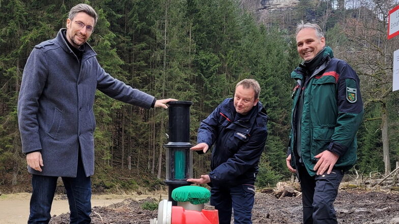 Löschwasserzisternen im Nationalpark Sächsische Schweiz sind fertig