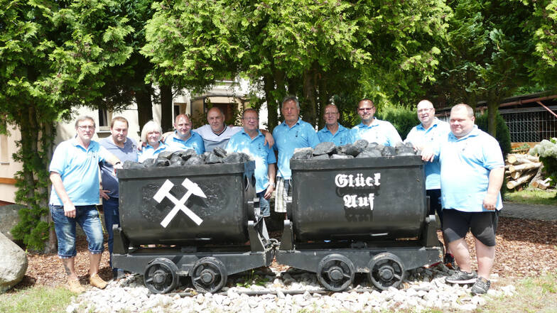 Der Dorfclub Spreetal pflegt die alte Bergbautradition im Ortsteil.