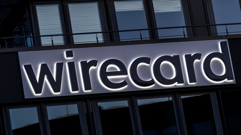 Der Schriftzug von Wirecard an der damaligen Firmenzentrale. Nun wurde die erste Anklage erhoben.