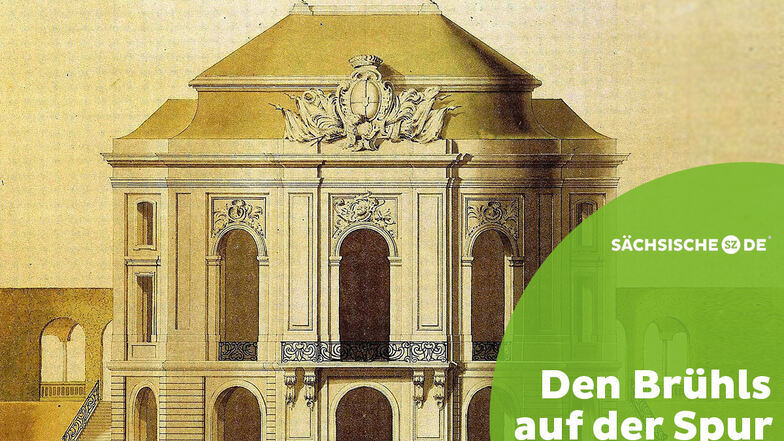 Ab 1739 bebaute Heinrich von Brühl die Festungsanlagen an der Elbe. Zur heutigen Brühlschen Terrasse gehörte neben Palais, Galerie und Bibliothek das Belvedere. Preußens König Friedrich II. ließ es im Siebenjährigen Krieg zerstören.