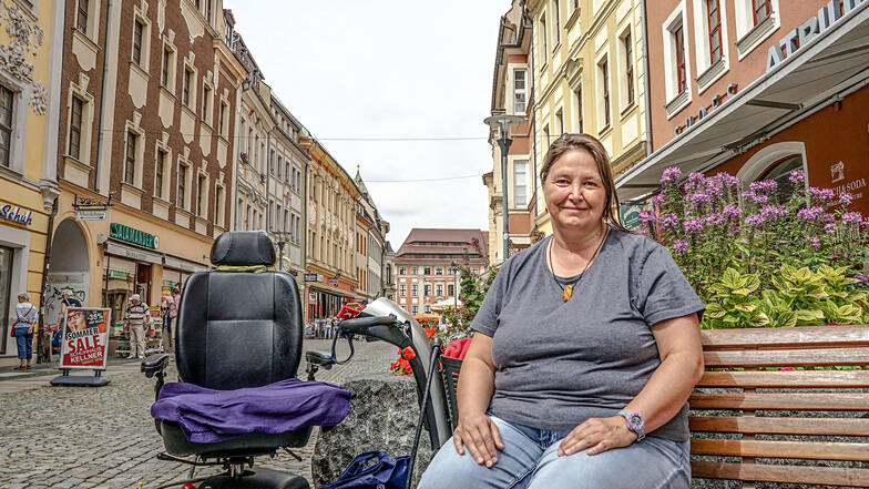 Christiane Gaida gefällt es in Bautzen nicht nur auf der Reichenstraße. Aber ihre jüngste Anreise in die Spreestadt gestaltete sich problematisch.