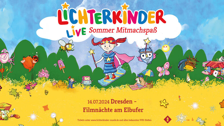 Lichterkinder Live: Ein unvergessliches Familienerlebnis bei den Filmnächten am Elbufer!