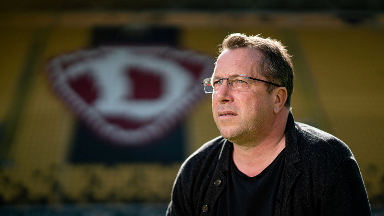 Ex-Dynamo-Coach Markus Kauczinski im Rudolf-Harbig Stadion. Nach zweieinhalb Jahren beim SV Wehen Wiesbaden musste der 54-Jährige am Sonntagabend gehen.