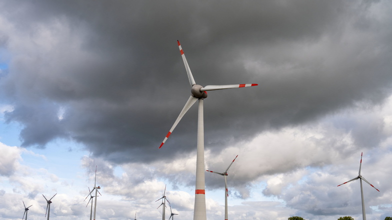 Windkraftanlagen wie in Mecklenburg-Vorpommern sollen auch in Dresden entstehen.