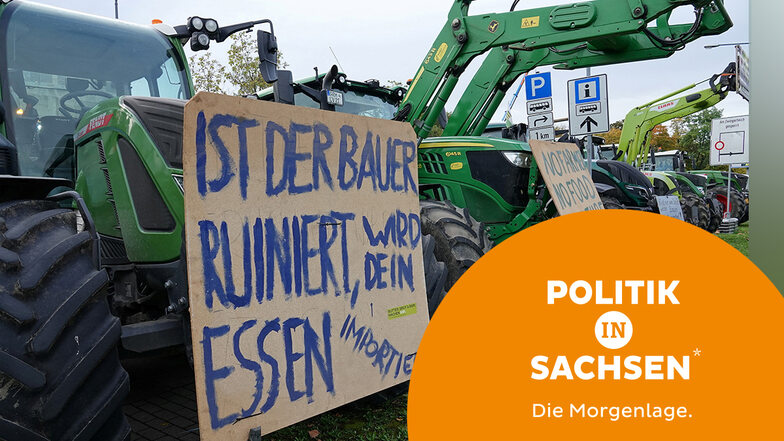 Morgenlage in Sachsen: Bauern-Hilfe; Grenzkontrollen; Unsportliche Kinder