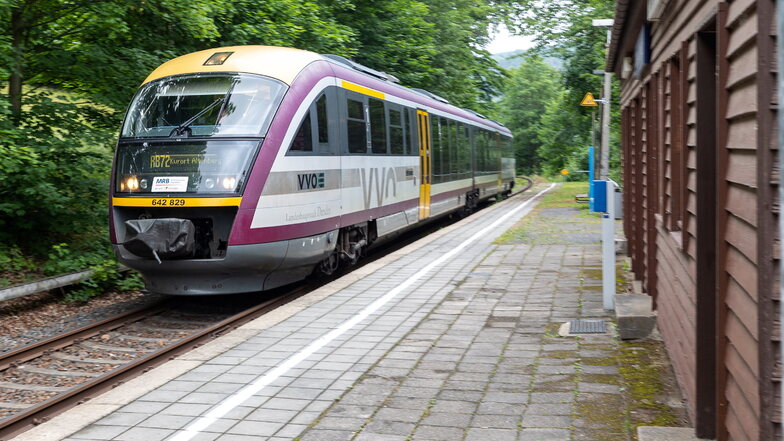 In den letzten Stunden haben sich mehrere Triebwagen der Mitteldeutschen Regiobahn verspätet.
