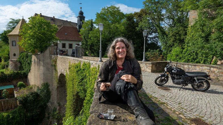 Schlossherrin in Mutzschen hat ein Herz für Biker