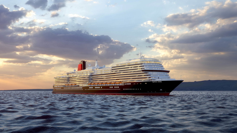 Der Gegenentwurf zum Partyschiff: die klassisch gehaltene Queen Anne von Cunard Line.