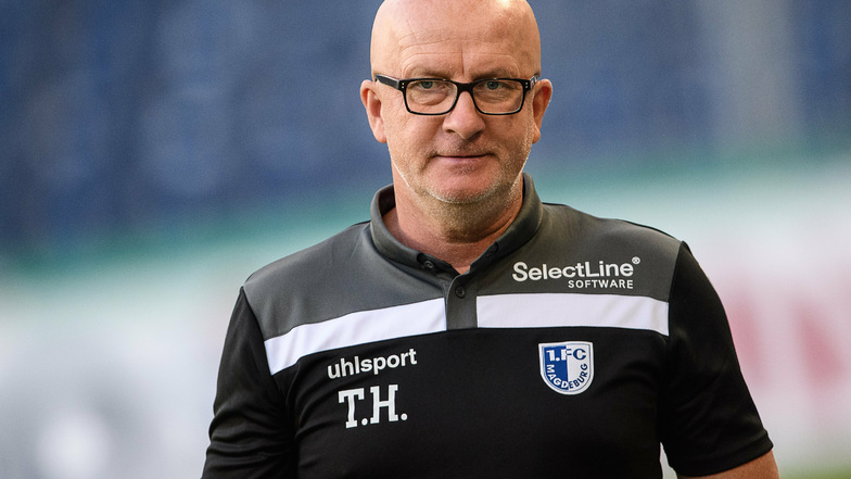 Thomas Hoßmang hat in Dresden einst für Dynamo und den DSC gespielt. Als Trainer des 1. FC Magdeburg steht er vor dem Ost-Duell unter Druck.