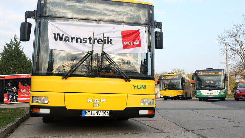 Die Busfahrer streiken am Donnerstag erneut.