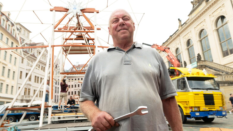 Bernd Schubert ist Schausteller in 4. Generation. Sein nostalgisches Riesenrad ist 120 Jahre alt und begeistert noch immer die Gäste