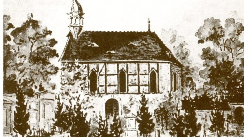 Die 1666 geweihte zweite Nikolaikirche wurde 1875 abgerissen.