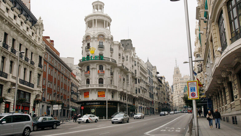 In der spanischen Hauptstadt Madrid werden die Menschen statistisch am ältesten.