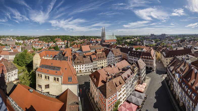 Panoramaaufnahme der Görlitzer Altstadt