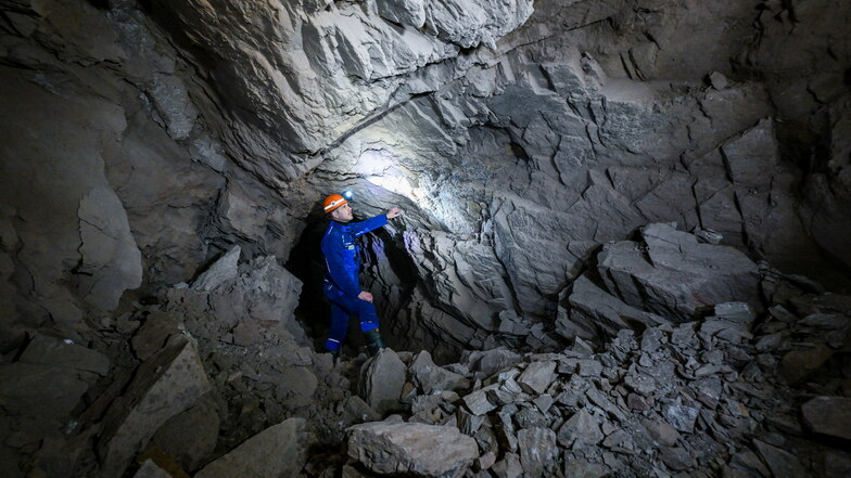 50 Meter unter Tage sanieren die Bergleute der bundeseigenen Wismut die Hinterlassenschaften des Uranbergbaus.