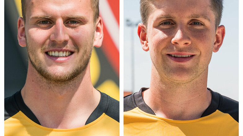 Dynamo Dresden Neuzugänge Christoph Daferner (l.) und Patrick Weihrauch
