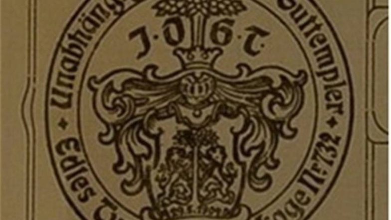 Die Abbildung zeigt das Siegel der Pirnaer Guttempler.
