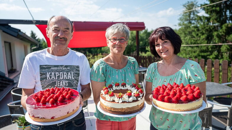 Platz 1 im SZ-Voting: "Berge-Torte" aus Reichenbach ist das beliebteste Erdbeer-Gebäck