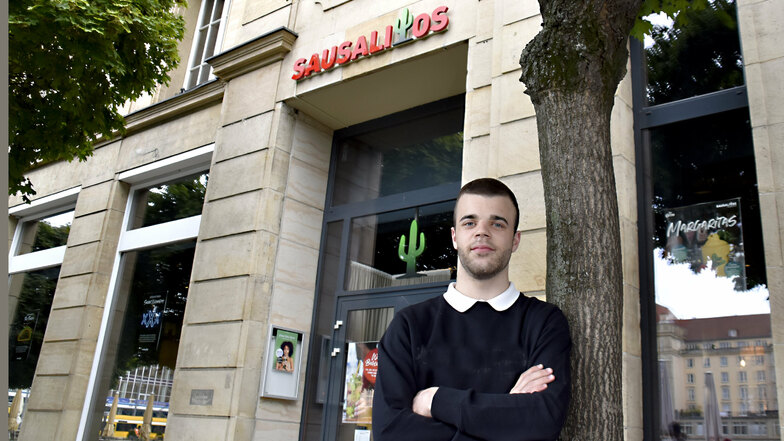 Adrian Barunovic führt das neue mexikanische Restauant Sausalitos am Dresdner Altmarkt.