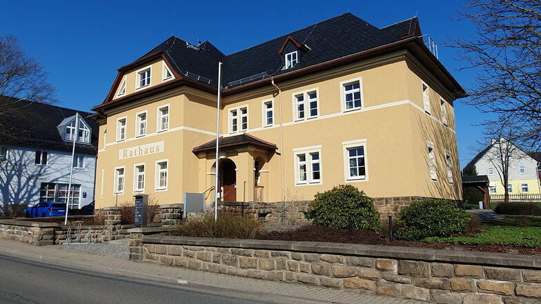 Im Rathaus von Großschirma ist Montag Ruhetag.