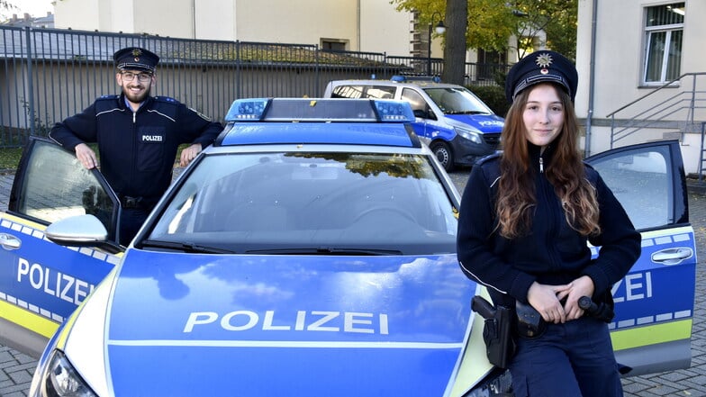 Junge Polizisten im Rödertal: "Sprache ist unsere stärkste Waffe"