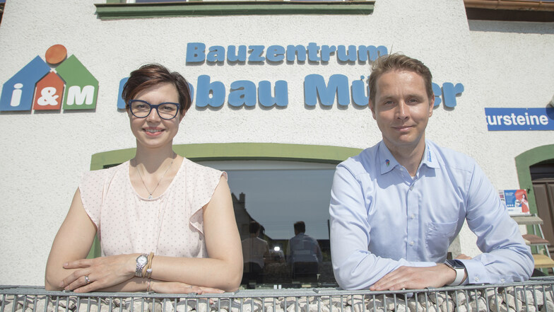 Jacqueline Sluka und Carsten Melzer von Mobau Müller stehen vor der bisher größten Investition der Firma.