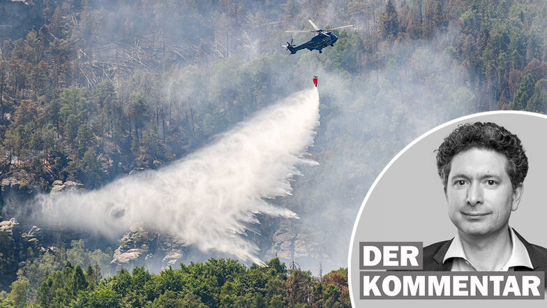 Die Waldbrand-Krise in der Sächsischen Schweiz wird noch teurer