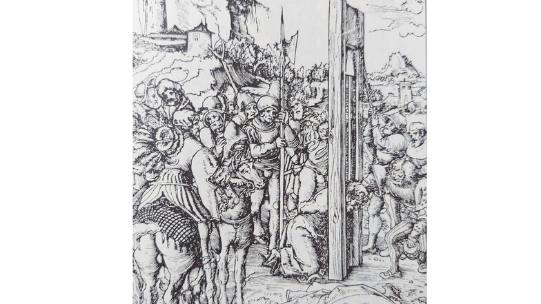 "Enthaupten durch das Fallbeil" Holzschnitt von Lucas Cranach d. Ä. um 1512